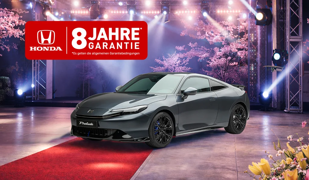 Honda Prelude 2026 mit 8 Jahre Garantie